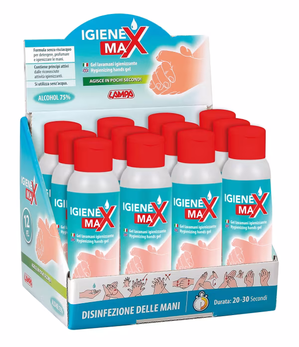 Lampa Igienex Max, gel igienizzante mani - 100 ml