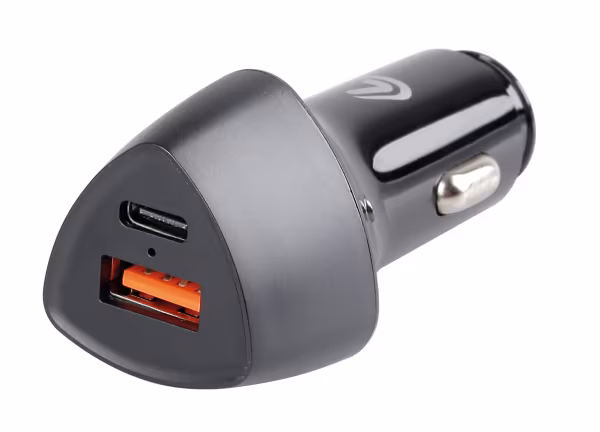 Lampa Usb Power Pro, caricabatteria 2 porte Usb - PD / QC 3.0 - 48W - 12/24V