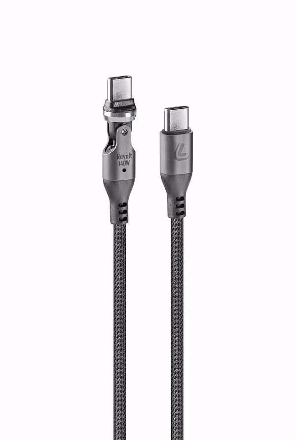 Lampa Cavo Usb Type-C > Type-C con connettore multidirezionale - 100 cm