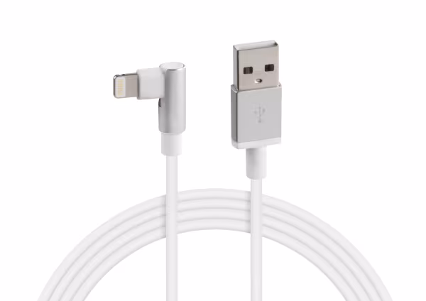 Lampa Cavo 90° Usb > Lightning - 100 cm - Bianco