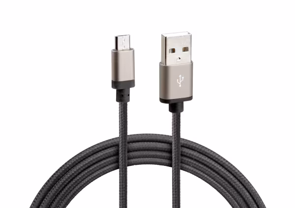 Lampa Cavo rinforzato Usb > Micro Usb - 100 cm - Nero