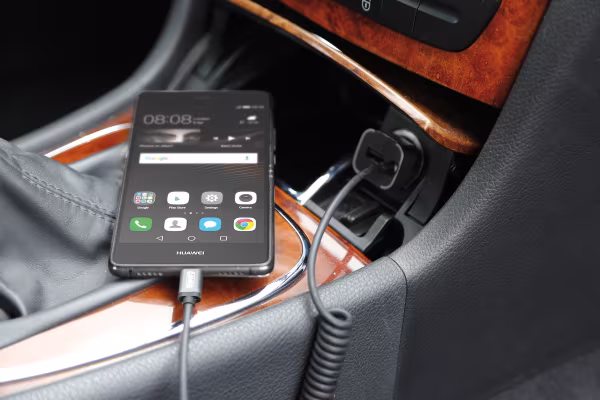 Lampa Caricabatteria Usb Type-C con 1 porta Usb - Fast Charge - 3000 mA - 12/24V