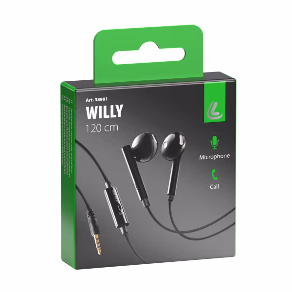 Lampa Willy, auricolare stereo con microfono