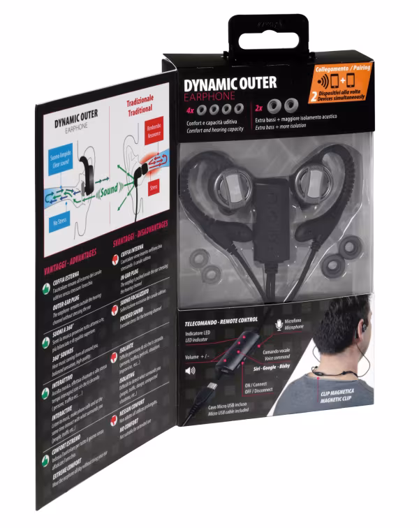 Lampa Dynamic Outer, auricolare stereo Bluetooth