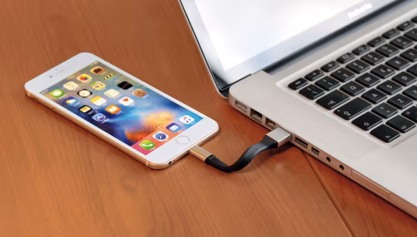 Lampa Portachiave con cavo Usb > Lightning, 10 cm - Blister 1 pz