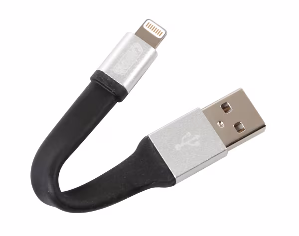 Lampa Portachiave con cavo Usb > Lightning, 10 cm - Blister 1 pz
