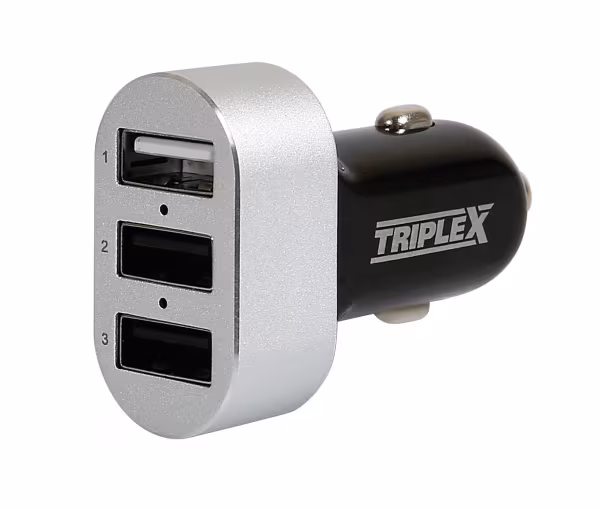 Lampa Caricabatteria 3 porte Usb - 4500 mA - 12/24V