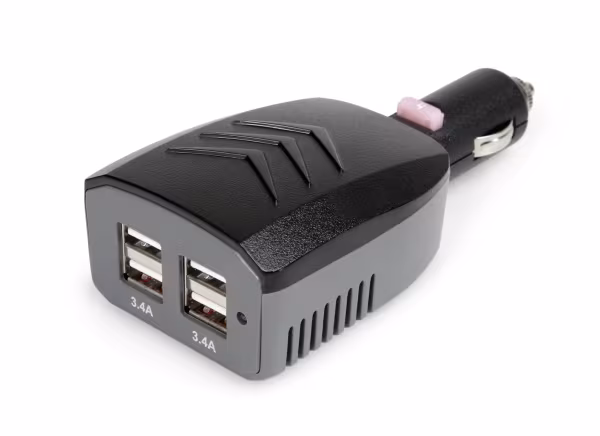 Lampa Caricabatteria 4 porte Usb - 6800 mA - 12/24V
