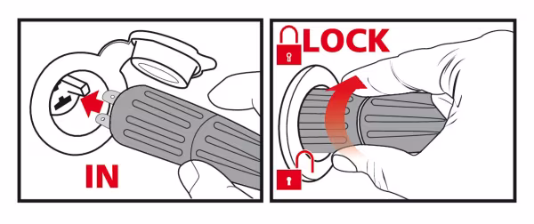 Lampa Spinotto Safe Lock, 12/24V