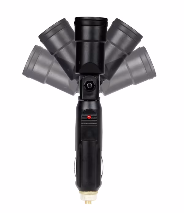 Lampa Adattatore snodabile per presa corrente, 12/24V