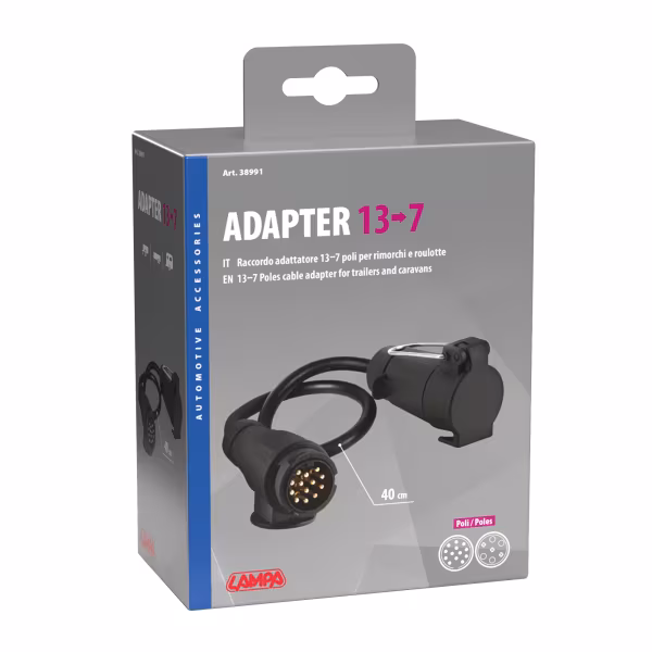 Lampa Adattatore 13<->7 poli con cablaggio da 40 cm