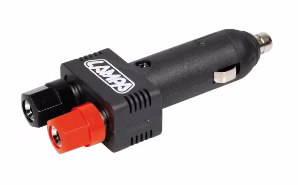 Lampa Spinotto per presa accendisigari con attacchi a morsetto, 12/24V