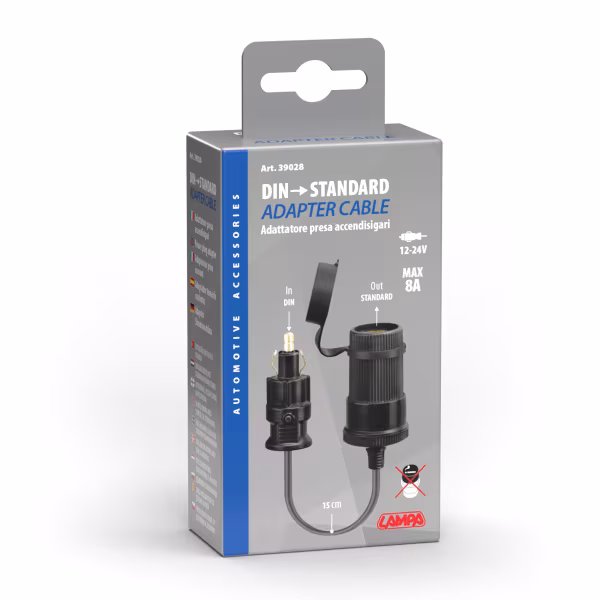 Lampa Adattatore presa corrente, 12/24V