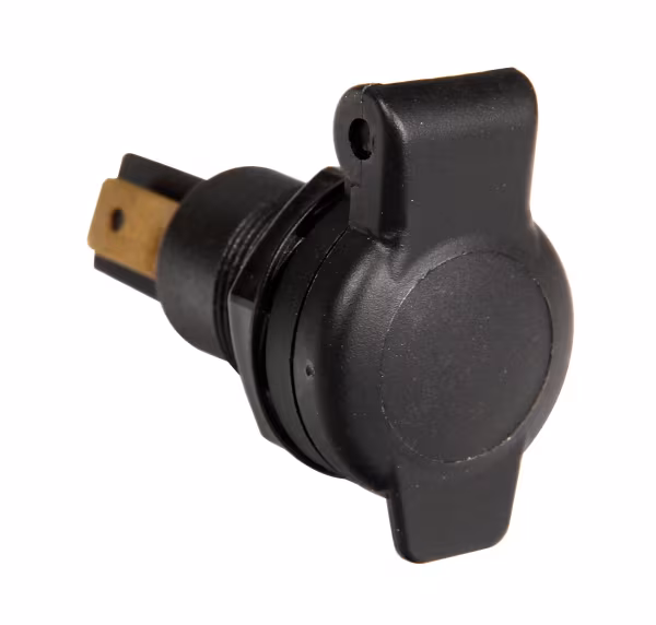 Lampa Presa corrente DIN, montaggio ad incasso, 12/24V