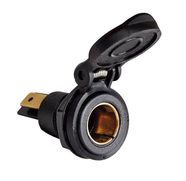 Lampa Presa corrente DIN, montaggio ad incasso, 12/24V