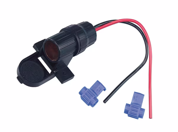 Lampa Presa corrente montaggio superficie 12/24V - 15A