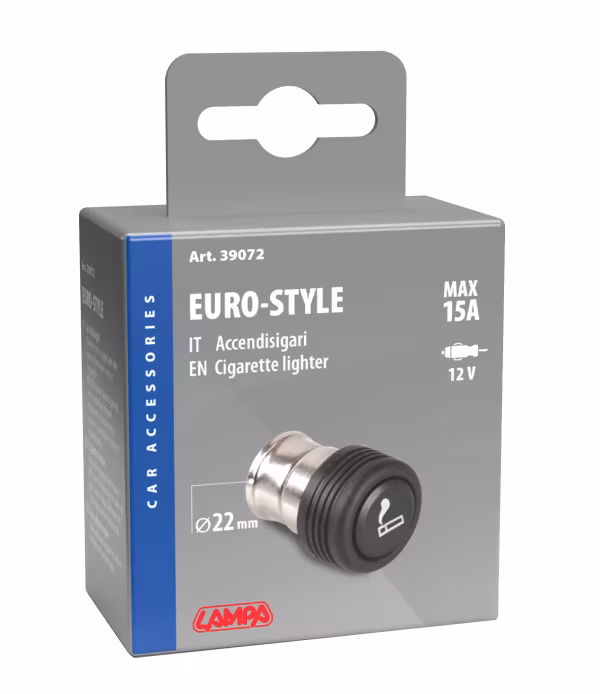 Lampa Euro-Style, accendisigari 12V