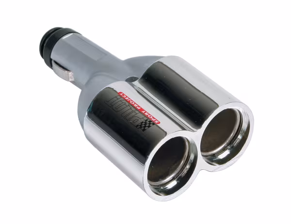 Lampa Dual-Muffler, presa corrente doppia 12/24V