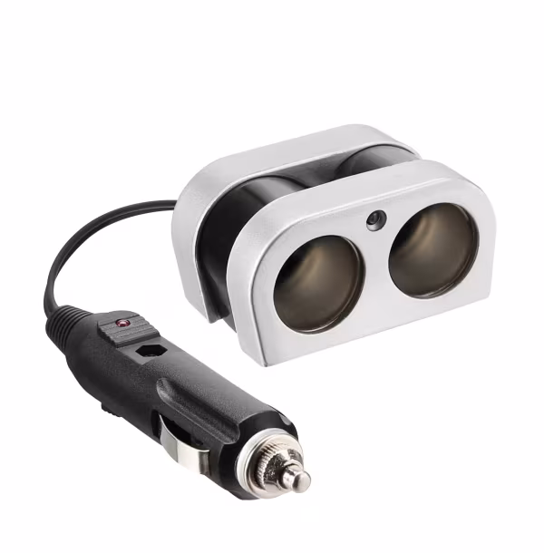 Lampa Presa corrente doppia con prolunga 12/24V