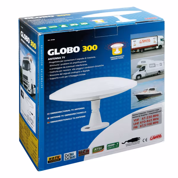 Lampa Globo 300, antenna TV omnidirezionale - Ø 300 mm