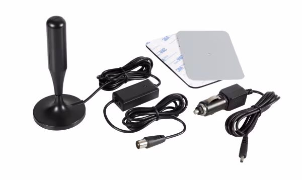 Lampa Globo-1 Plus, antenna TV amplificata con ricezione digitale, 12/24V - 130 mm