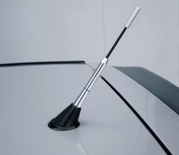 Pilot Alu-Tech, stelo antenna - Ø 5 mm - Nero