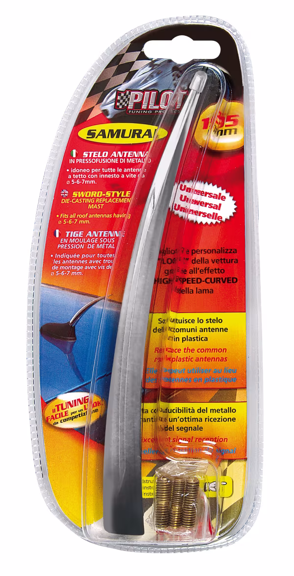 Pilot Samurai, stelo antenna - L - 19,5 cm