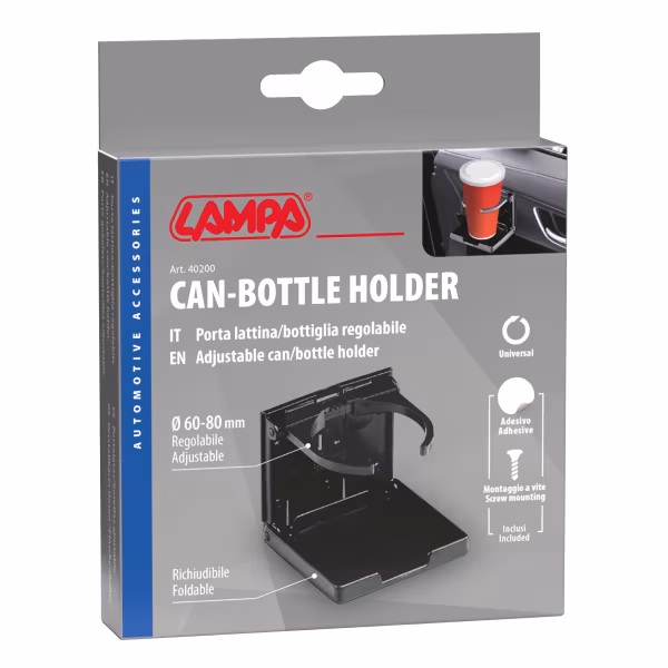 Lampa Portalattina-bottiglia universale