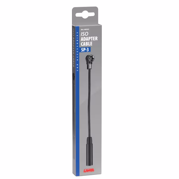 Lampa Adattatore antenna DIN femmina>ISO maschio - 15 cm