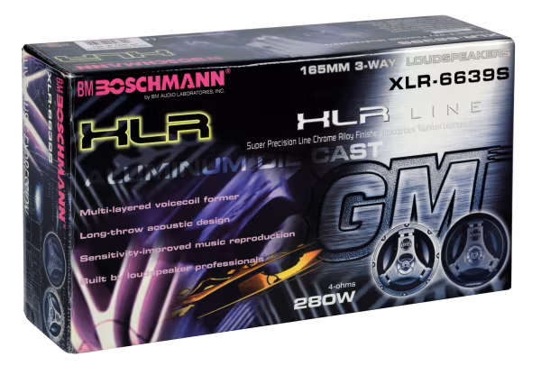 Boschmann XLR-6639S - Ø 165 mm - 280W - Altoparlanti - 2 pz