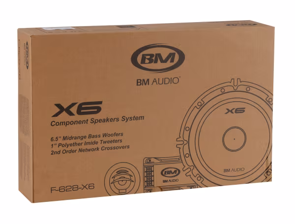 Boschmann F-628-X6 - Ø 166 mm - 260W - Kit Altoparlanti - 6 pz