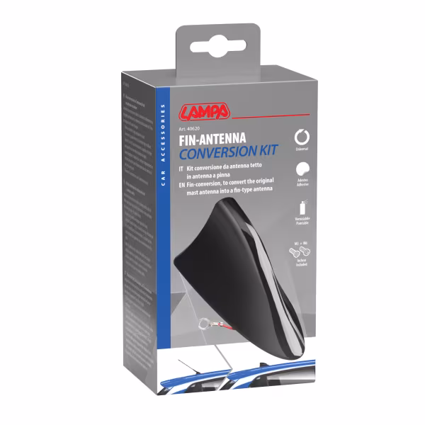 Lampa Kit conversione antenna da tetto a stelo in antenna a pinna