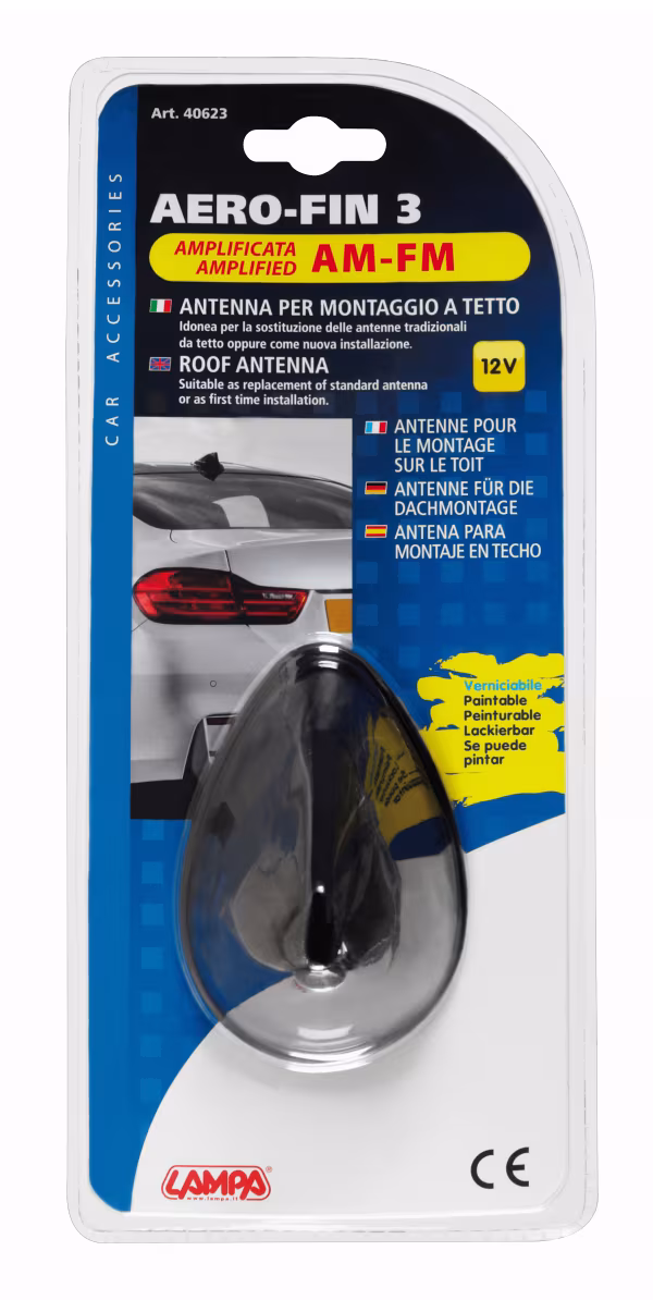Lampa Aero-Fin 3, antenna amplificata AM/FM
