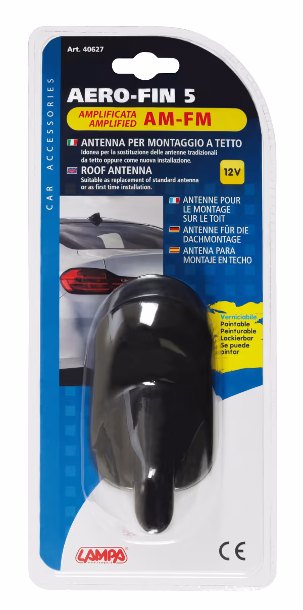 Lampa Aero-Fin 5, antenna amplificata AM/FM