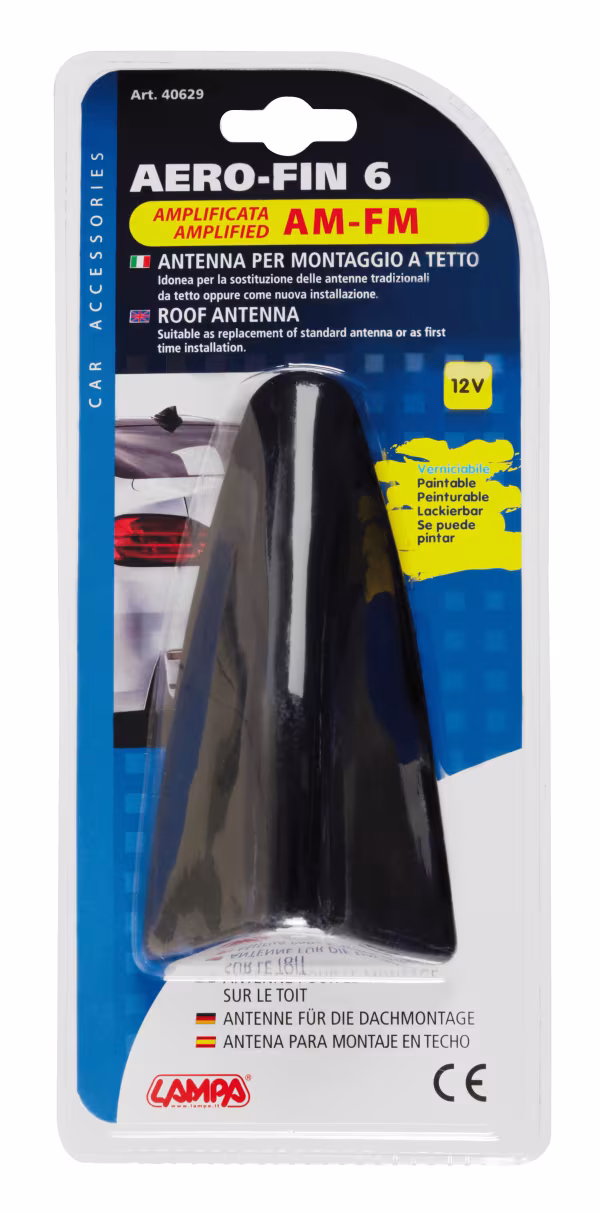 Lampa Aero-Fin 6, antenna amplificata AM/FM