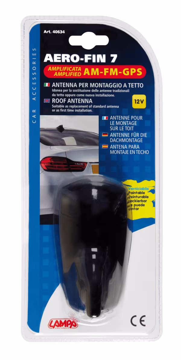 Lampa Aero-Fin 7, antenna amplificata AM/FM/GPS