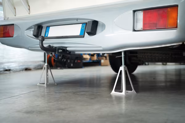 Lampa Coppia di martinetti stabilizzatori in alluminio