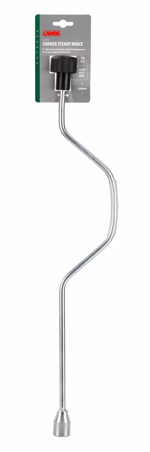 Lampa Manovella a bussola per piedini di stazionamento - 19 mm
