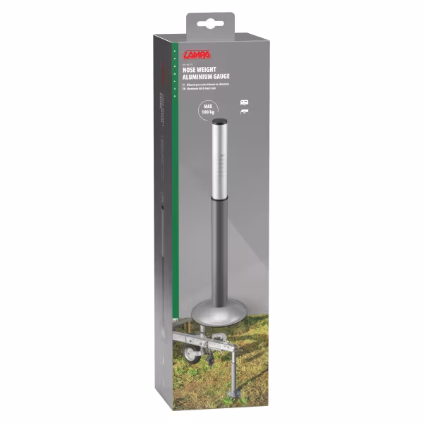 Lampa Bilancia per carico timone in alluminio, per rimorchi e caravan