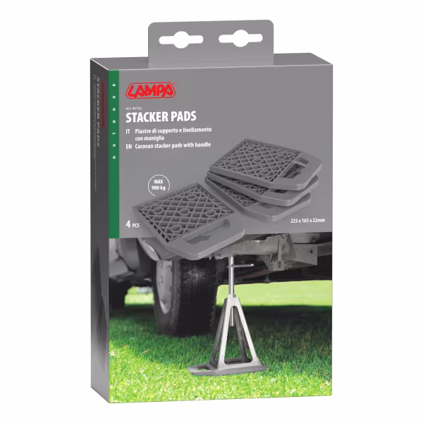 Lampa Piastre di supporto e livellamento con maniglia, set 4 pz