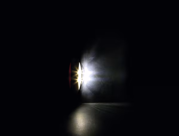 Lampa Luce ingombro - 4 Led - 12/24V - Bianco/Rosso - Scocca nero