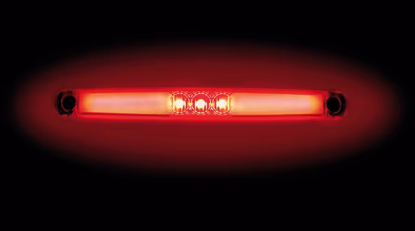Lampa Luce ingombro - 13 Led - 12/24V - Rosso