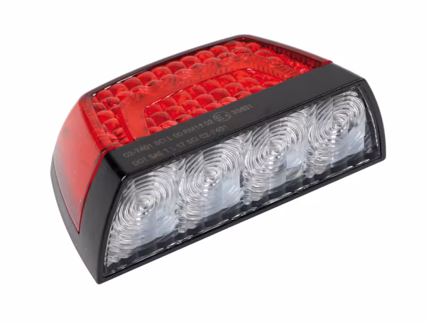 Lampa Fanale posteriore a Led, illuminazione targa e luce di posizione, 12/24V