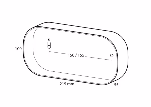 Lampa Europa, fanale posteriore 6 funzioni 12V - Destro