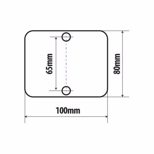 Lampa Faro retronebbia a Led, 12/24V