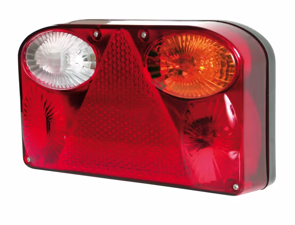 Lampa Deluxe, fanale posteriore 6 funzioni 12V - Destro