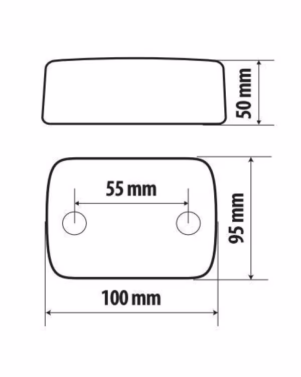 Lampa Pronto-Fari, kit di segnalazione posteriore, 12V