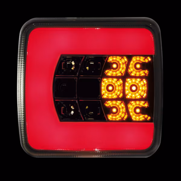 Lampa C-Led Look, fanale posteriore Led 4 funzioni, 12/24V - Destro