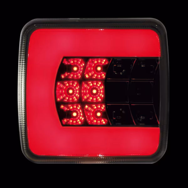 Lampa C-Led Look, fanale posteriore Led 4 funzioni, 12/24V - Destro