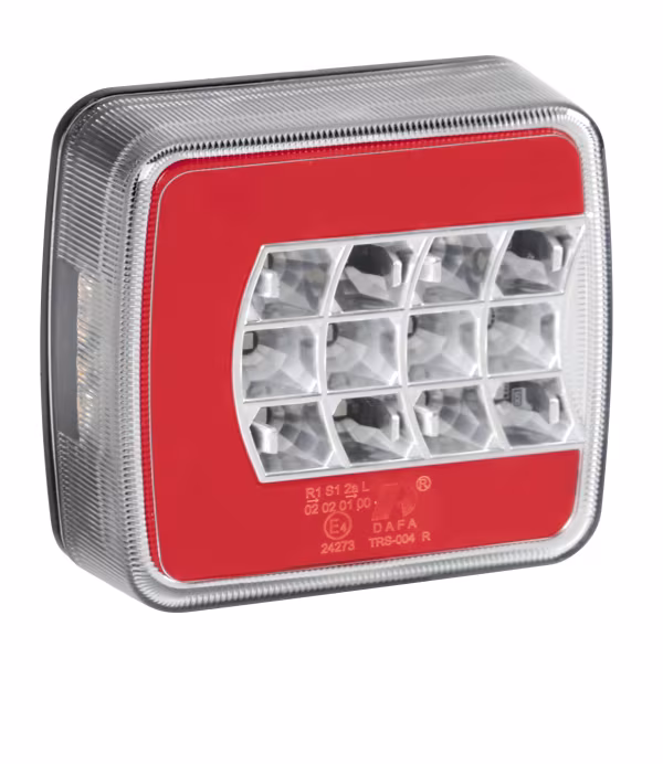 Lampa C-Led Look, fanale posteriore Led 4 funzioni, 12/24V - Destro